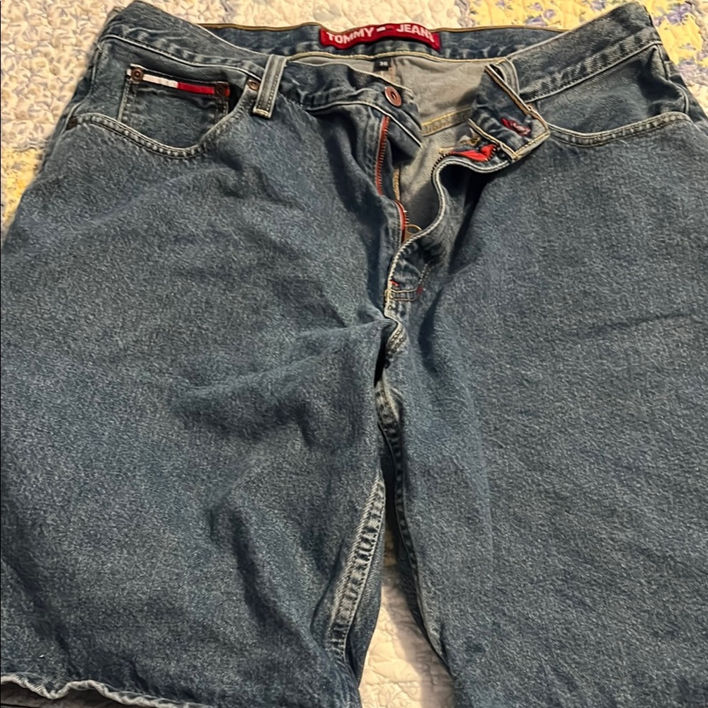 Tommy Hilfiger Men's Blue Denim Shorts